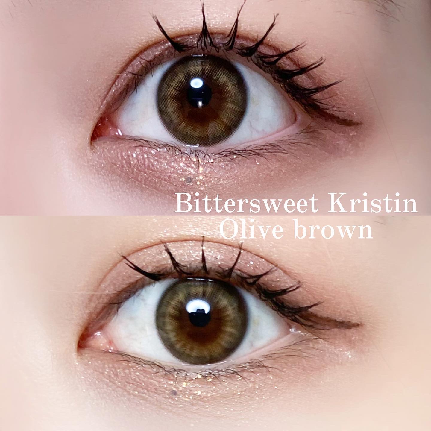 ビタースイートクリスティン/Hapa kristin/カラーコンタクトレンズを使ったクチコミ（1枚目）