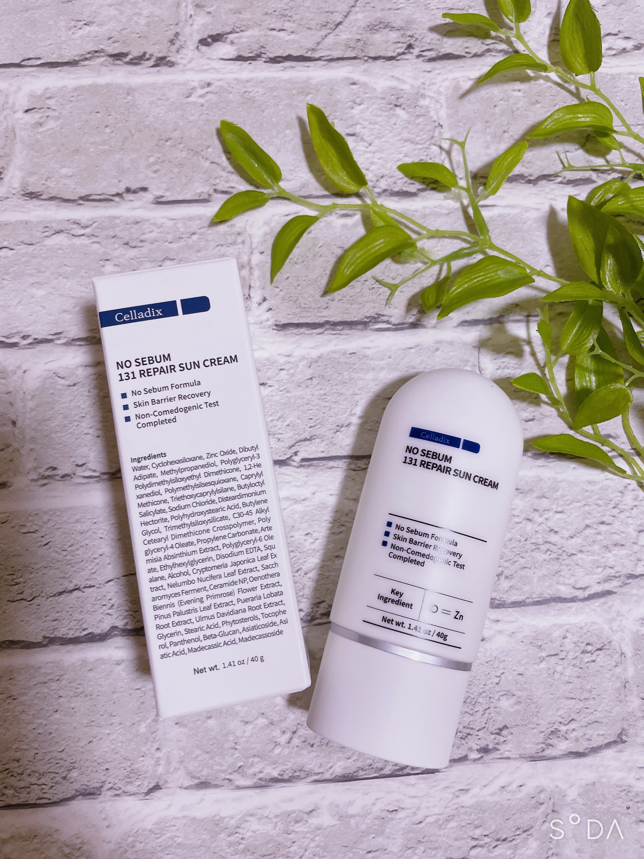 ノーセバム131リペア日焼け止めクリーム/Celladix/日焼け止めクリームを使ったクチコミ（1枚目）