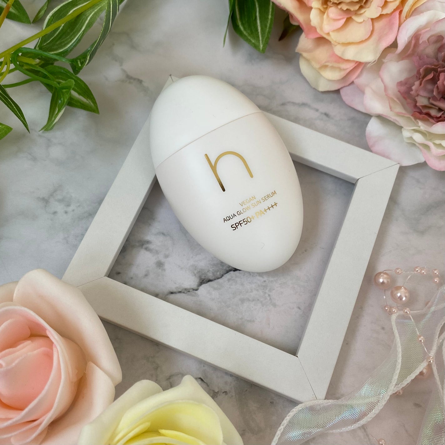 ヴィーガンアクアグロウサンセラム/HAMEL/日焼け止めローションを使ったクチコミ(6枚目)