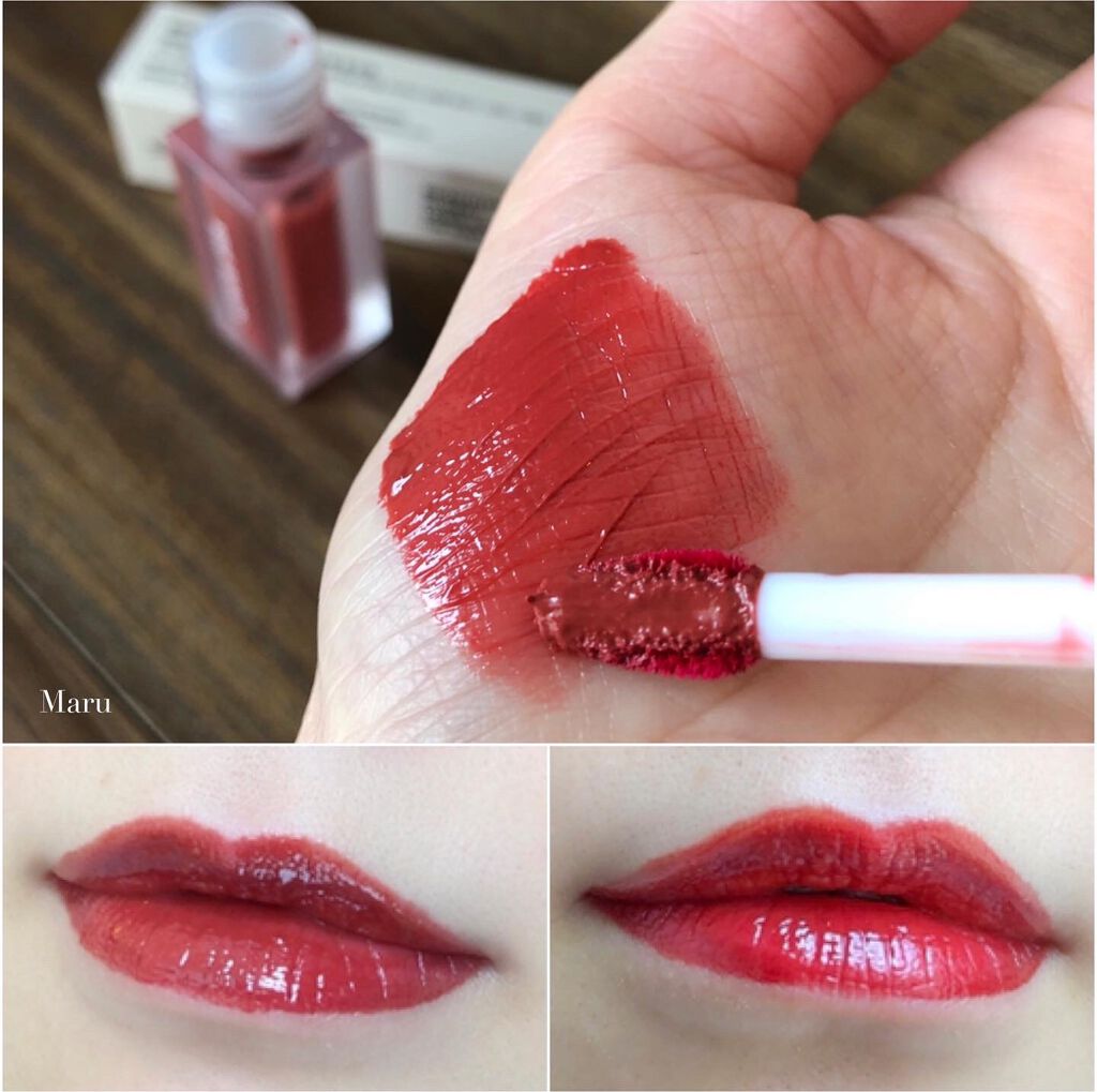 BEAUTITUDE GLOSSY LONGLASTING LIP TINT/SELF BEAUTY/口紅を使ったクチコミ(5枚目)