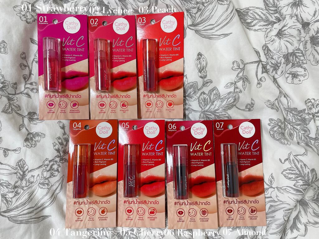 Vit C ウォーターティント/CathyDoll/リップティントを使ったクチコミ(2枚目)