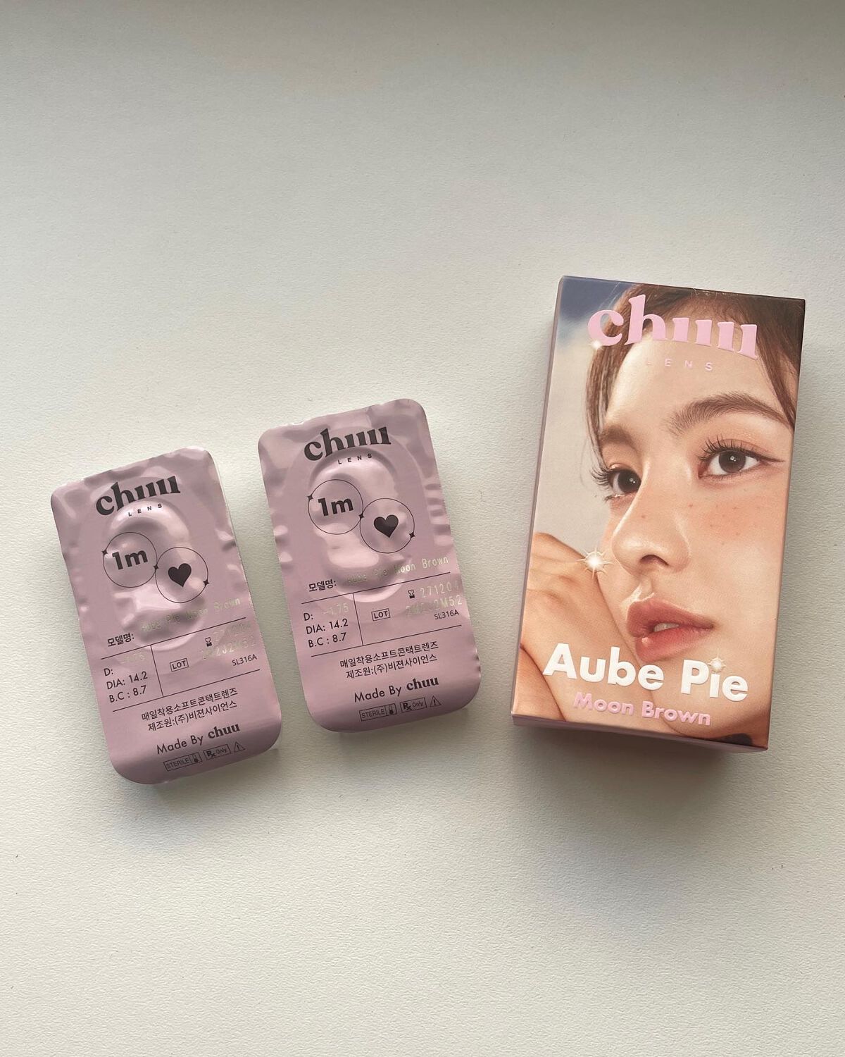 aube pie/chuu LENS/カラーコンタクトレンズを使ったクチコミ(1枚目)