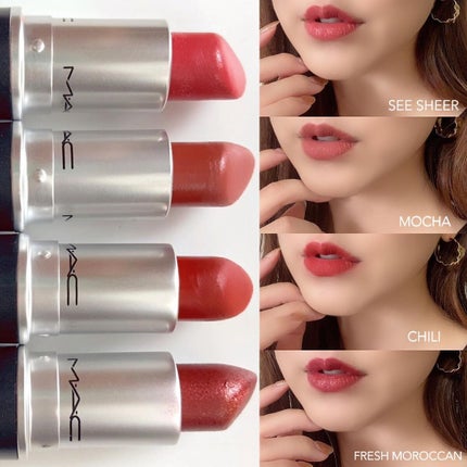 リップスティック/M・A・C/口紅を使ったクチコミ(3枚目)