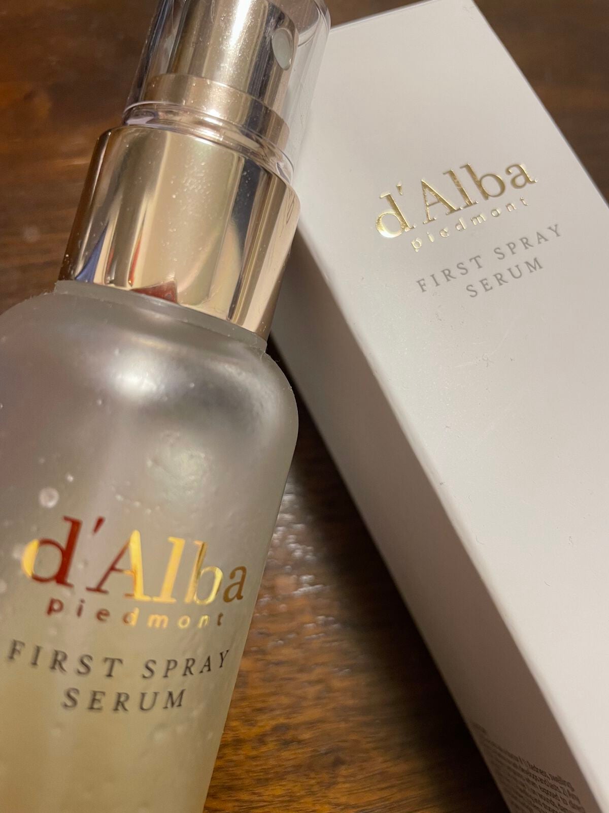 ダルバ ホワイトトリュフファーストスプレーセラム/ダルバ/ミスト状化粧水を使ったクチコミ(1枚目)