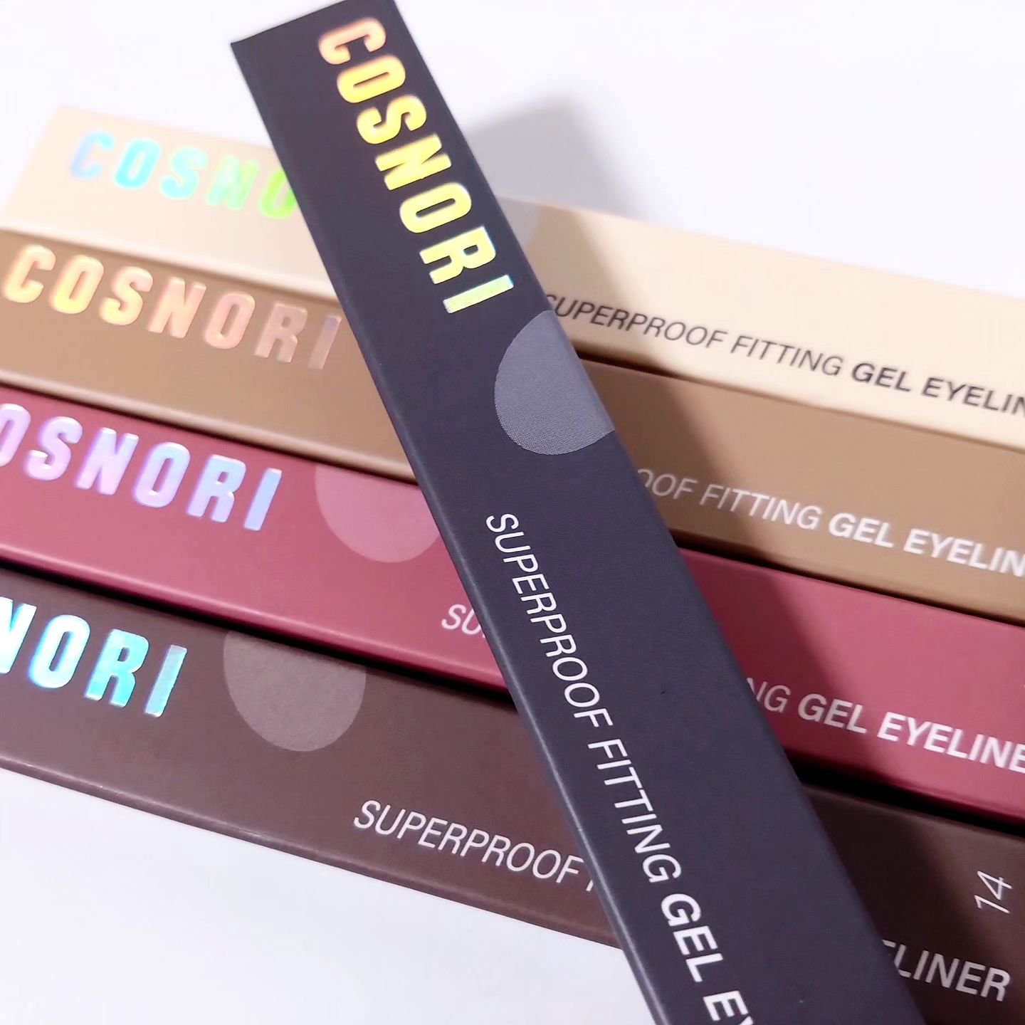 スーパープルーフ フィッティング ジェルアイライナー/COSNORI/ジェルアイライナーを使ったクチコミ（2枚目）