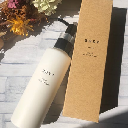 ビジー クイック オールインワンジェル/BUSY/オールインワン化粧品を使ったクチコミ(1枚目)