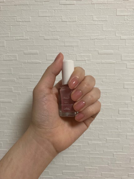 ネイルファンデーション PO02 ピンクオークル/パラドゥ/マニキュアを使ったクチコミ(1枚目)