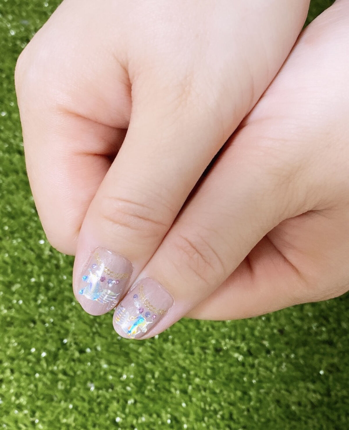 ジェルネイル（ライト対応）/セリア/ジェルネイルを使ったクチコミ（2枚目）