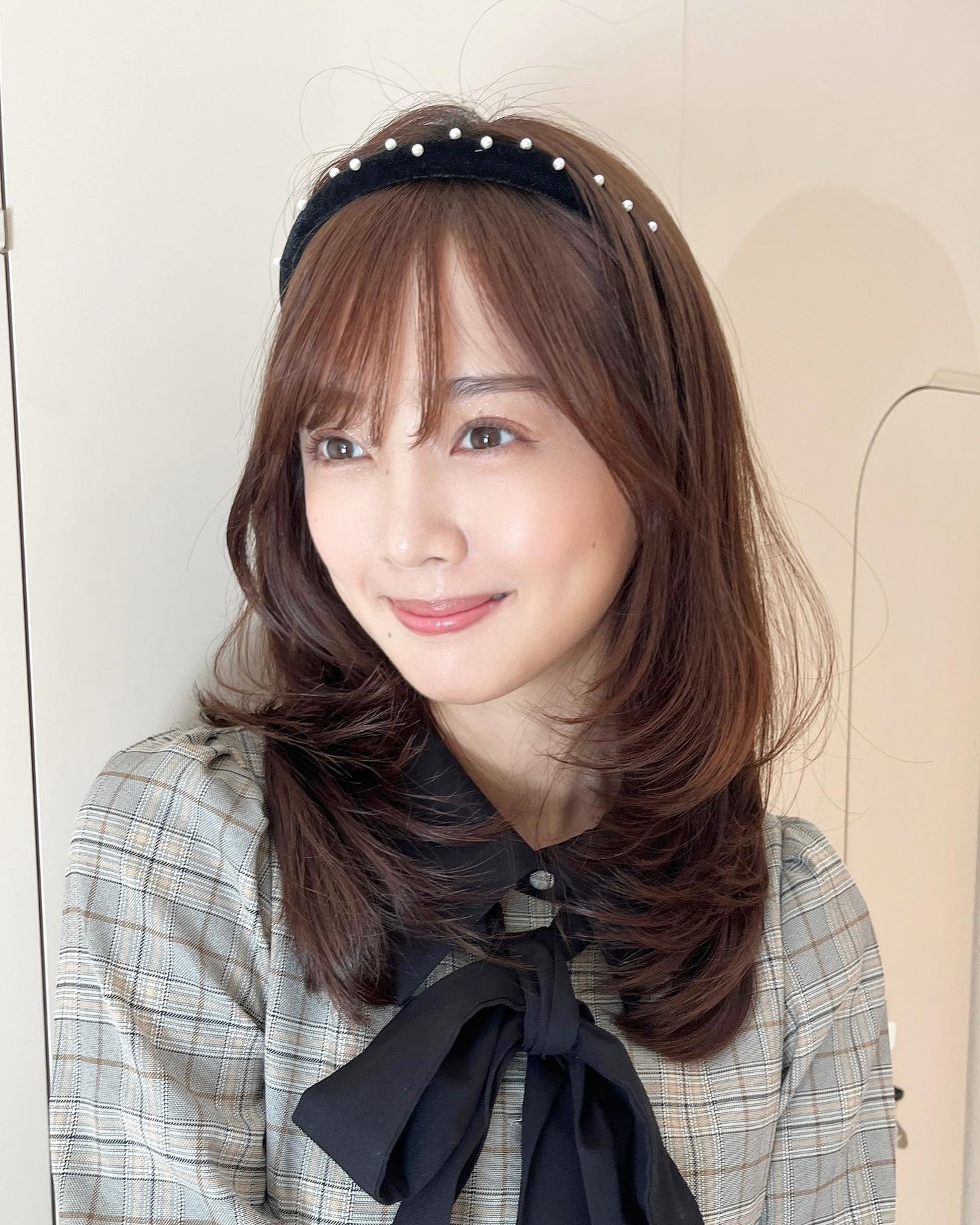 HARUNA on LIPS 「ワンカールレイヤースタイル⭐️柔らかいカールのレイヤースタイル..」(2枚目)