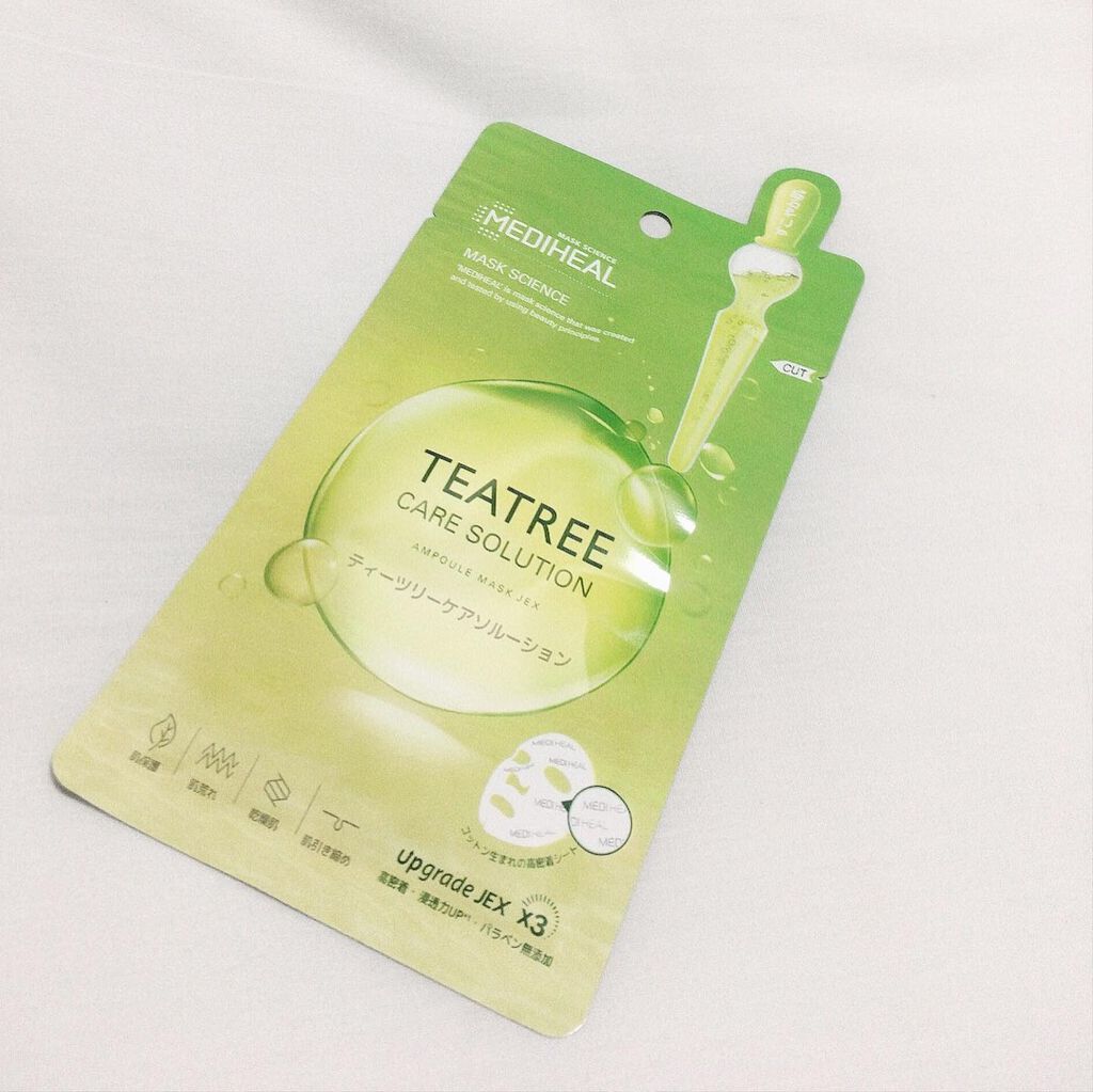 ティーツリーケアソリューション アンプルマスクJEX/MEDIHEAL/シートマスク・パックを使ったクチコミ(1枚目)