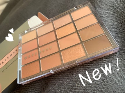 ソフトブラーリングアイパレット/wakemake/アイシャドウパレットを使ったクチコミ(1枚目)