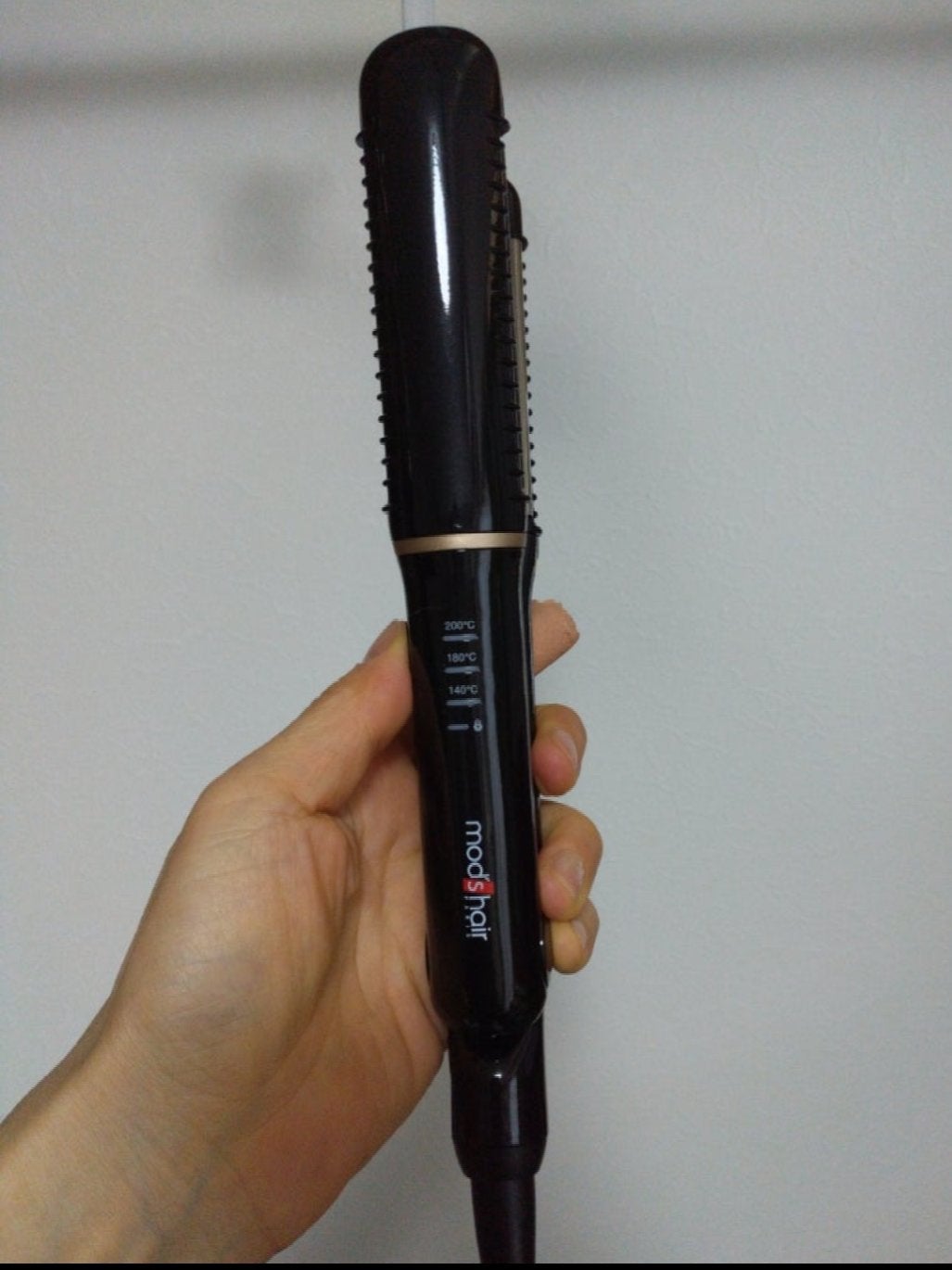 マイナスイオンワンカールアイロン MHS-2578/モッズ・ヘア/ストレートアイロンを使ったクチコミ(2枚目)