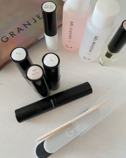 GEL POLISH SET + 1 COLOR GEL POLISH /GRANJE/ネイル用品を使ったクチコミ(2枚目)