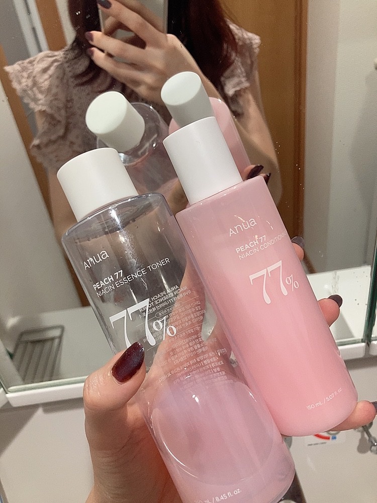 桃77%ナイアシンコンディショニングミルク/Anua/乳液を使ったクチコミ（1枚目）