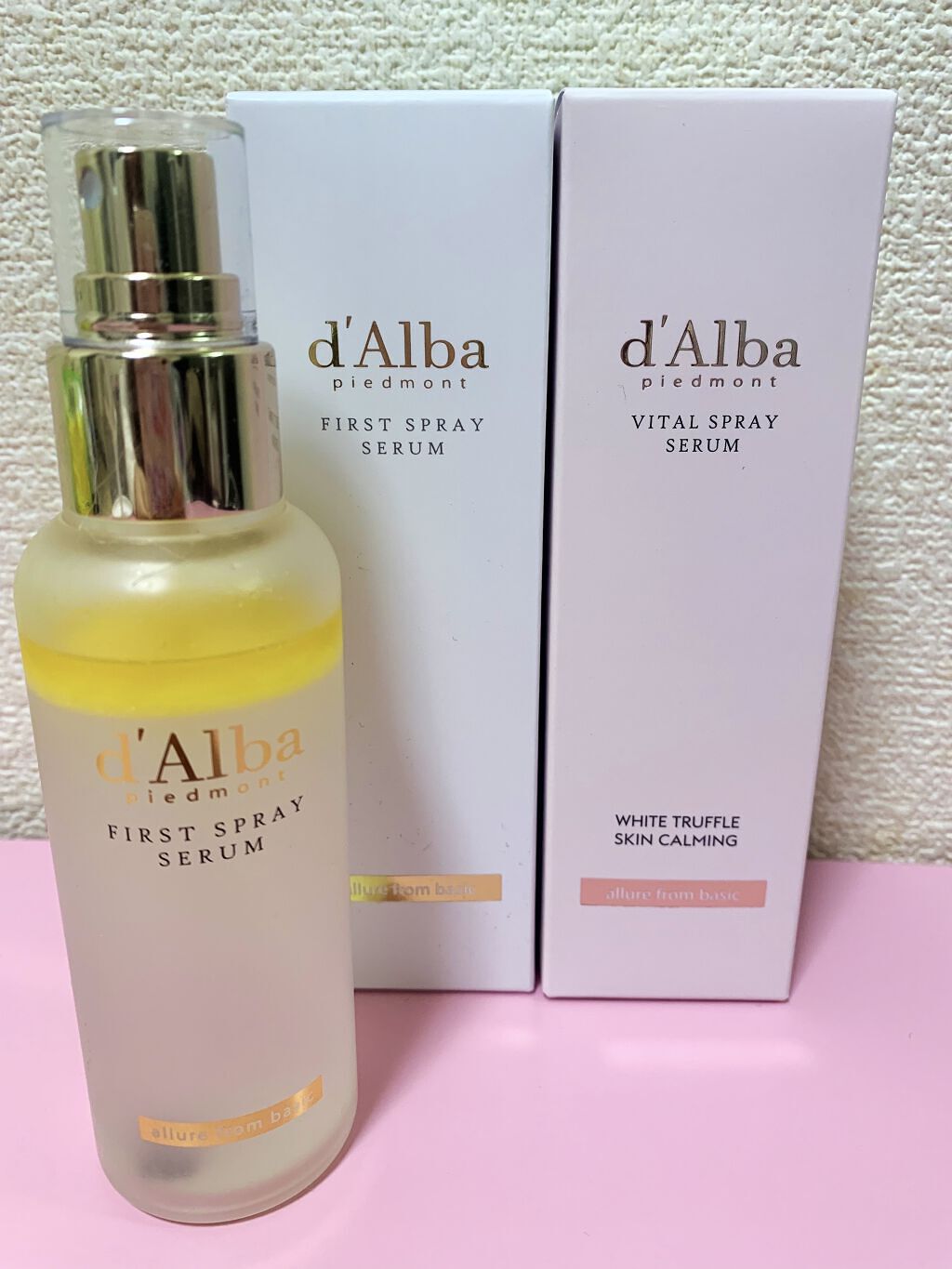 ダルバ ホワイトトリュフファーストスプレーセラム/ダルバ/ミスト状化粧水を使ったクチコミ（1枚目）