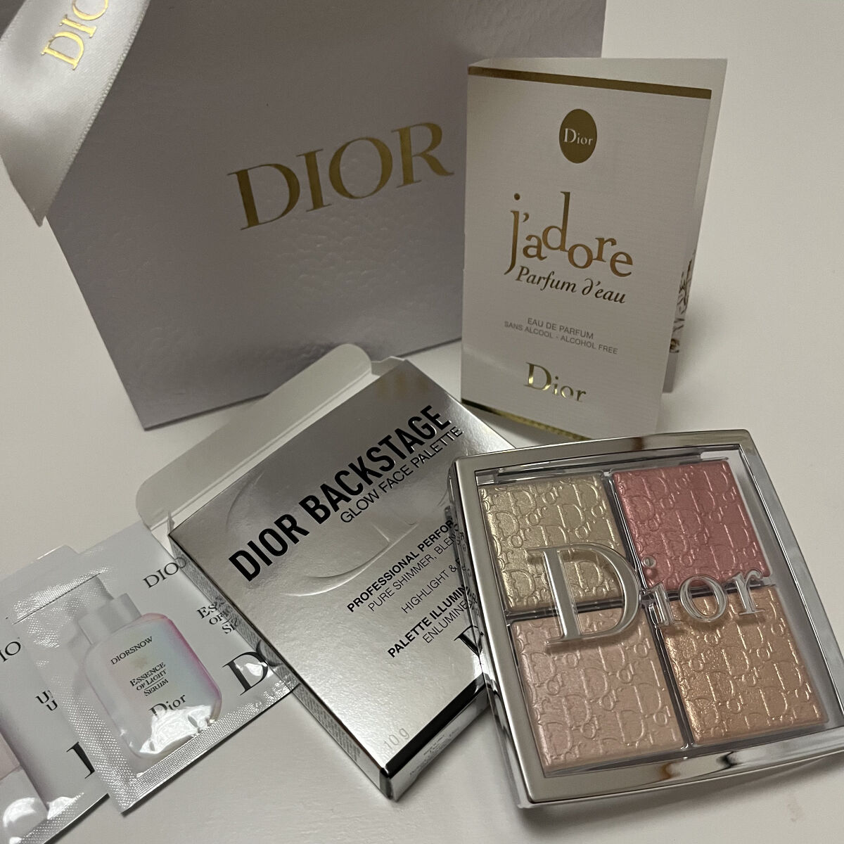 【旧】ディオール バックステージ フェイス グロウ パレット/Dior/ハイライトを使ったクチコミ（3枚目）