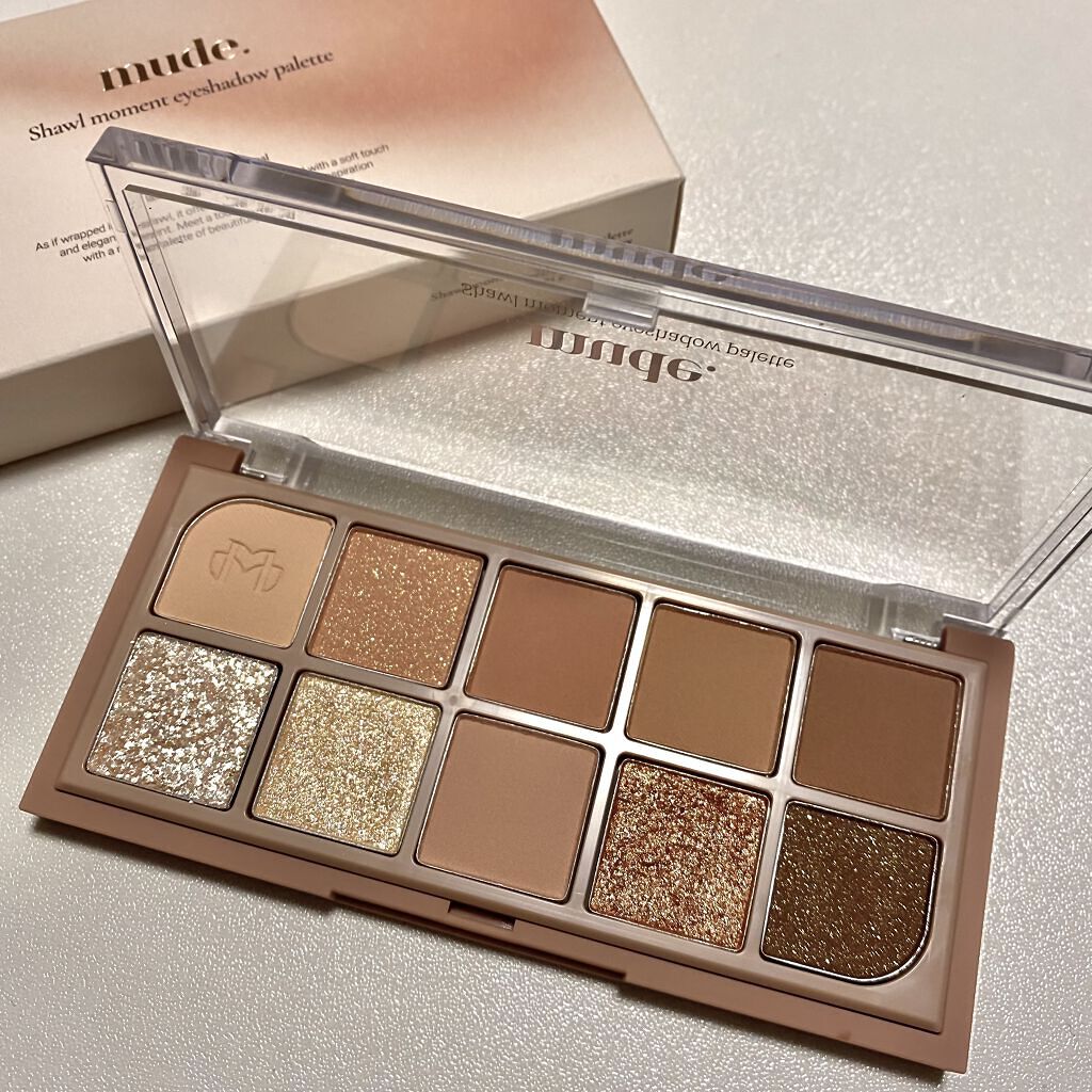 MDショールモーメント アイシャドウパレット/mude./アイシャドウパレットを使ったクチコミ（1枚目）