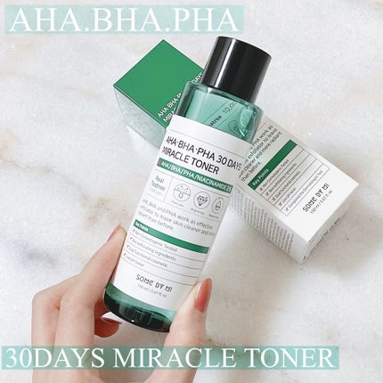 AHA·BHA·PHA 30デイズミラクルトナー/SOME BY MI/化粧水を使ったクチコミ(1枚目)