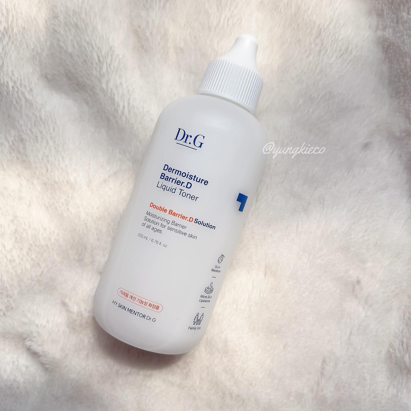 ザモイスチャーバリアDリキッドトナー/Dr.G/化粧水を使ったクチコミ（1枚目）