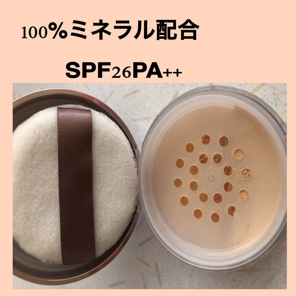 ミネラルカバーパウダー/ピュアナチュラル(エリザベス)/ルースパウダーを使ったクチコミ（2枚目）