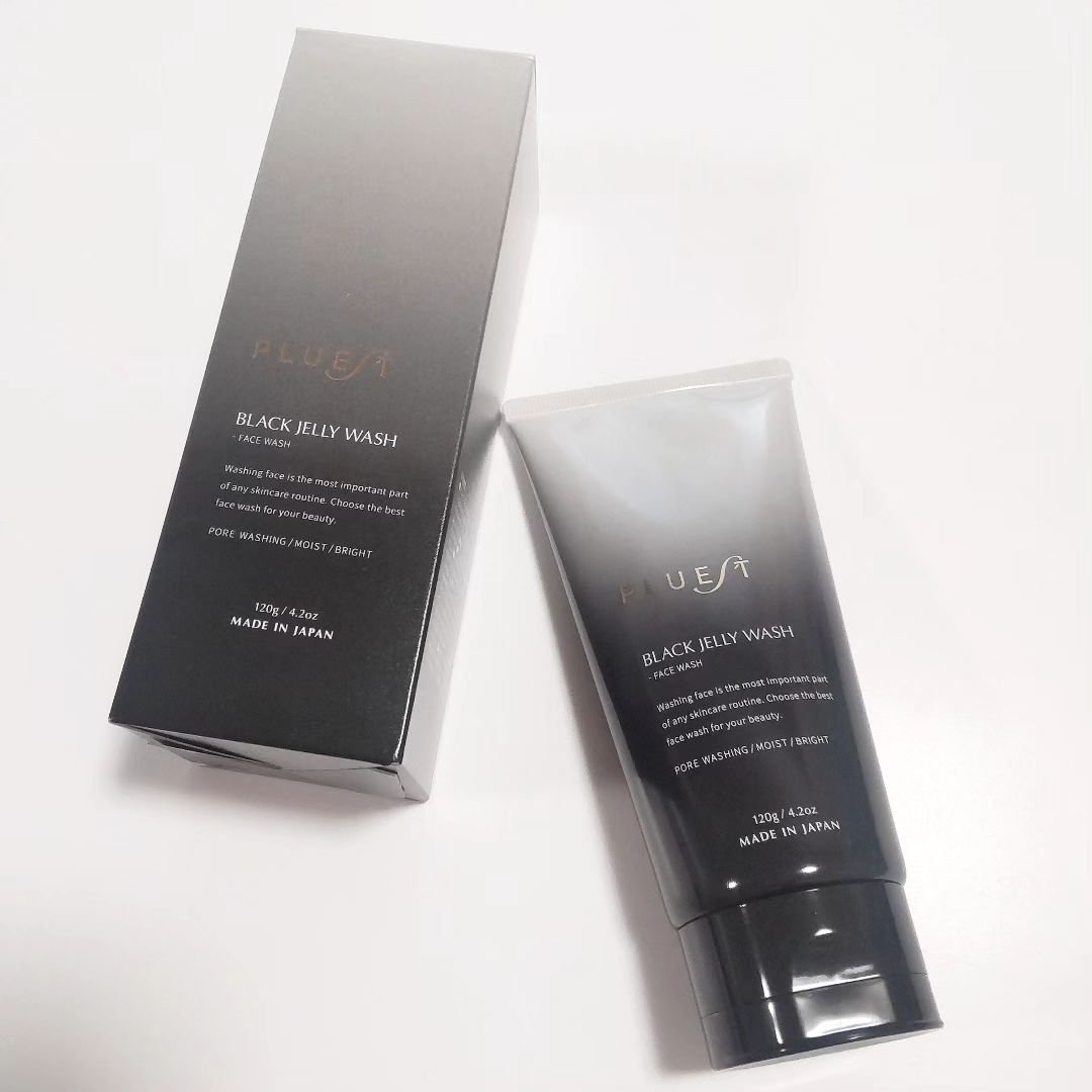 BLACK JELLY WASH（ブラックジェリーウォッシュ）/PLUEST/その他洗顔料を使ったクチコミ（2枚目）