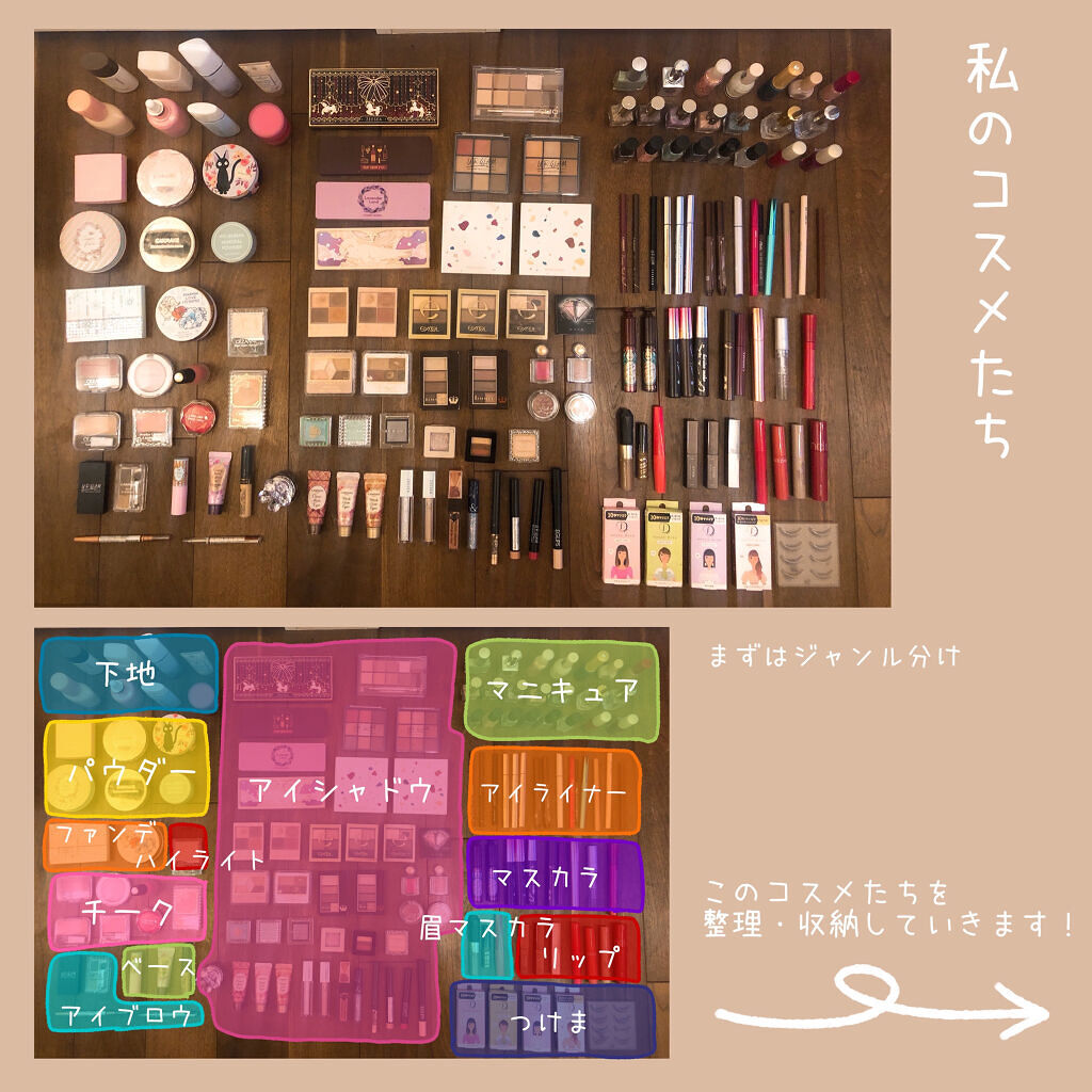 コスメ収納/DAISO/その他化粧小物を使ったクチコミ（2枚目）