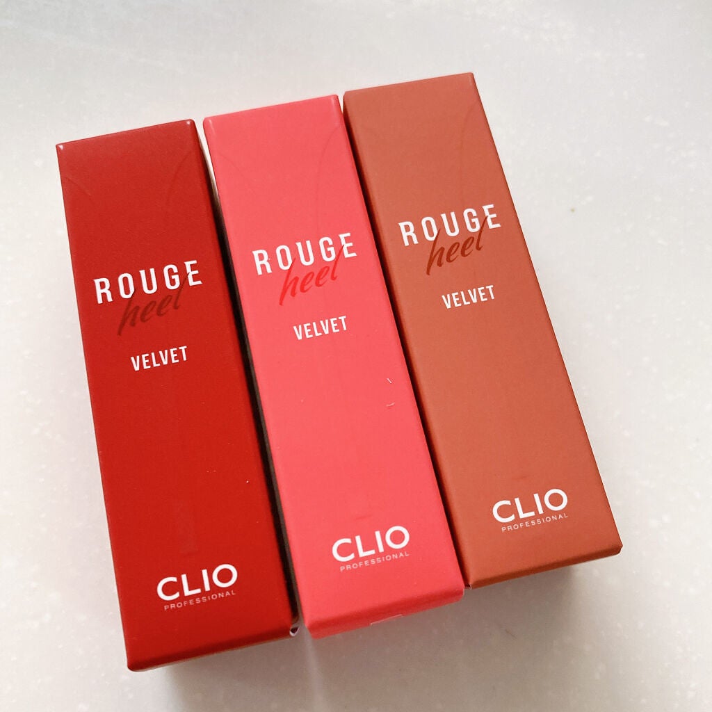 ルージュヒール ベルベット/CLIO/口紅を使ったクチコミ(3枚目)