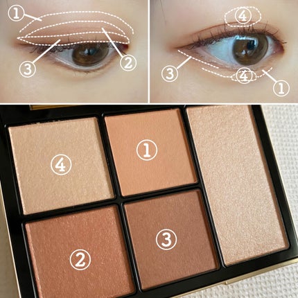 フェイス スタイリスト/SNIDEL BEAUTY/アイシャドウパレットを使ったクチコミ(4枚目)