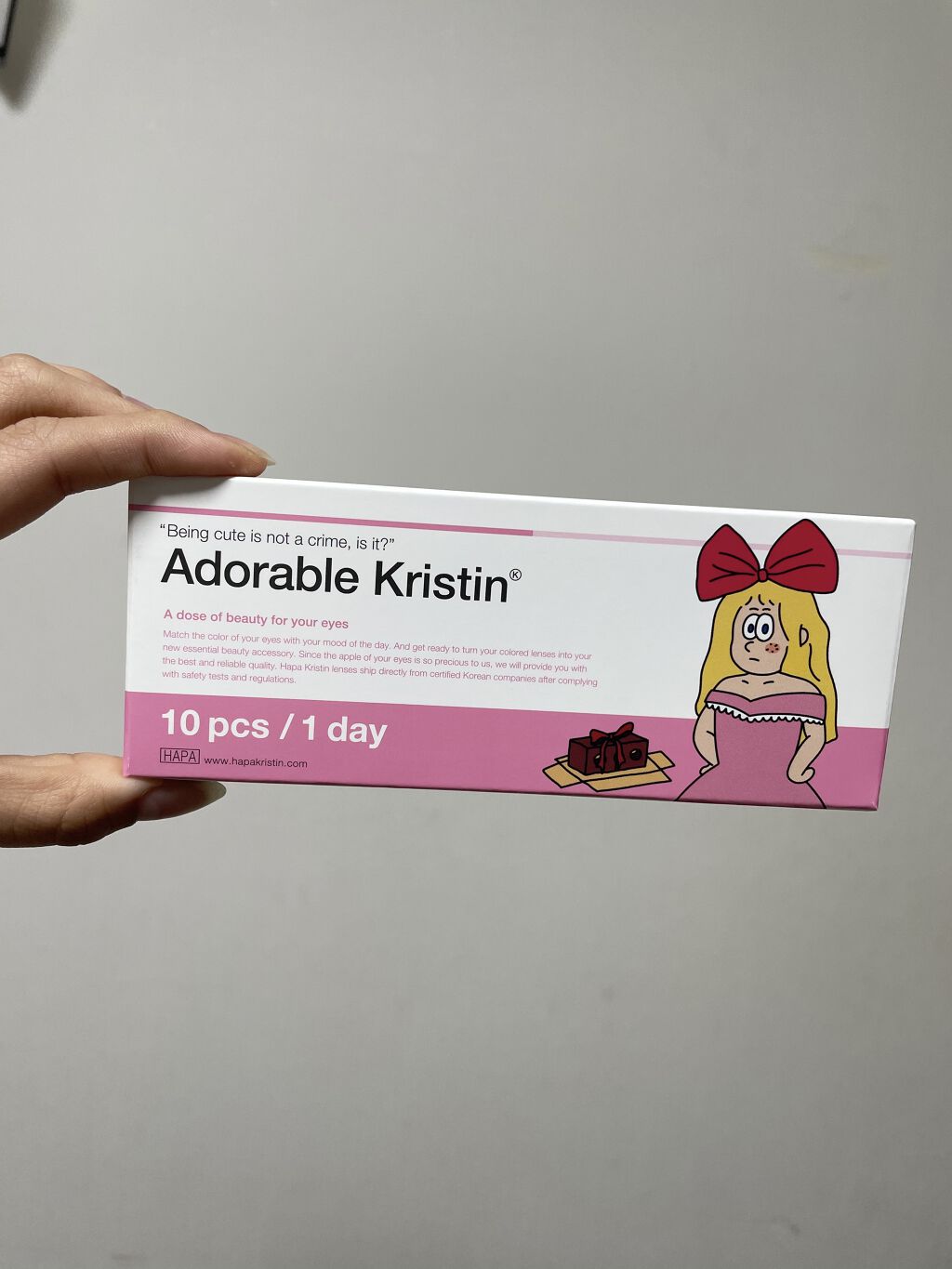 Adorable Kristin/Hapa kristin/カラーコンタクトレンズを使ったクチコミ（3枚目）