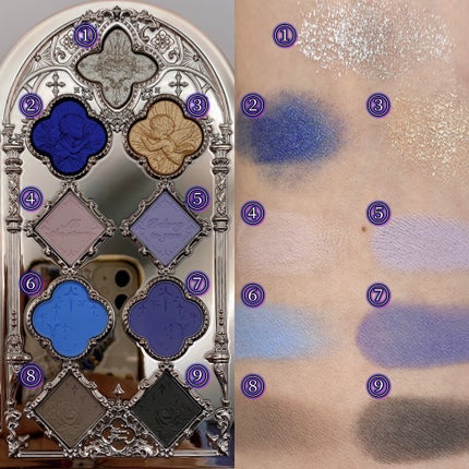 フラワーノーズ リトルエンジェルコレクション 9色アイシャドウパレット/FlowerKnows/アイシャドウパレットを使ったクチコミ(6枚目)