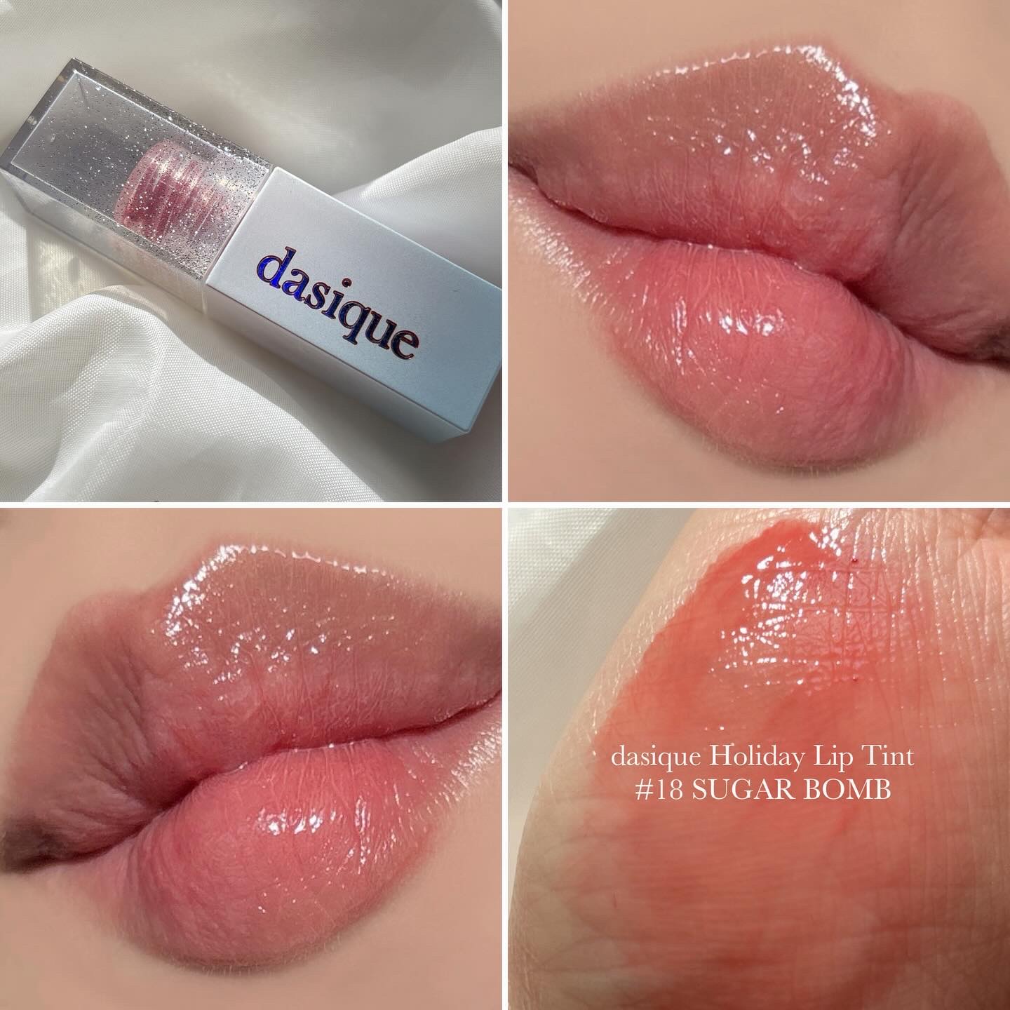 ジューシーデュイティント 18 シュガーボム/dasique/リップティントを使ったクチコミ（1枚目）