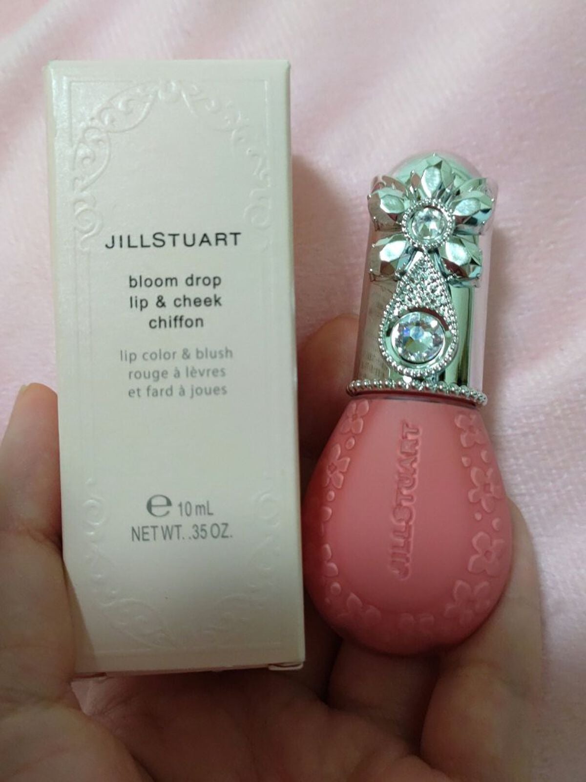 ジルスチュアート ブルームドロップ リップ&チーク シフォン/JILL STUART/リキッドチークを使ったクチコミ(1枚目)