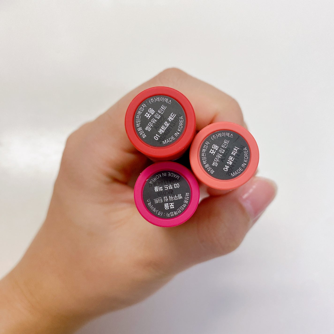 MinMinリップ 4番 試してみた】4OIN Foreul Velmower Lip Tintの人気色