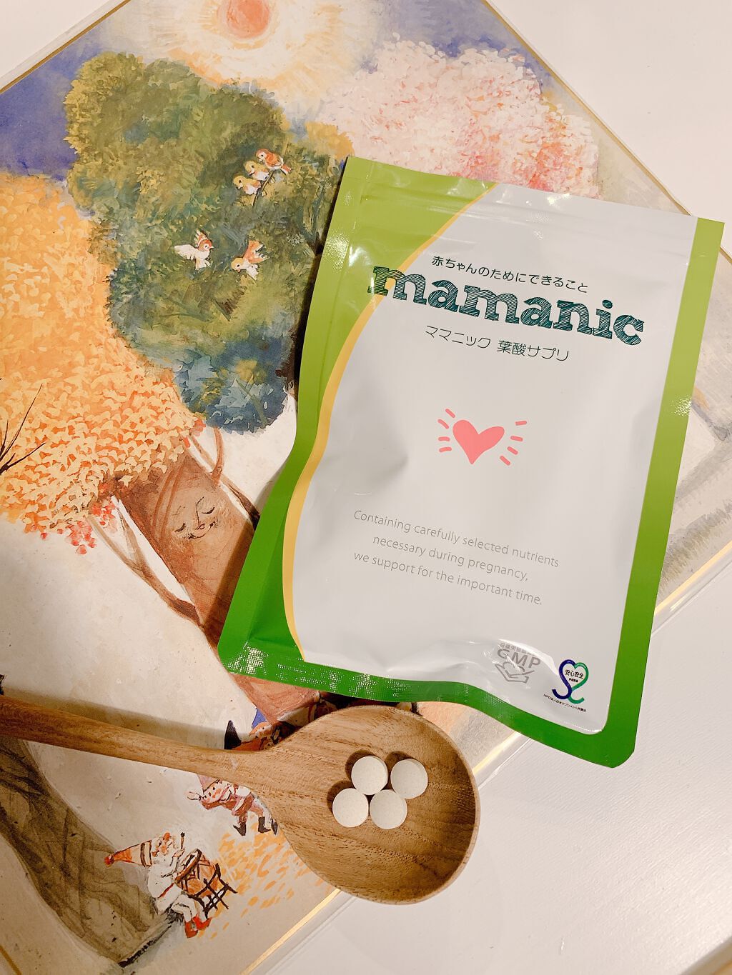 ママニック葉酸サプリ/ママニック/健康サプリメントを使ったクチコミ（1枚目）