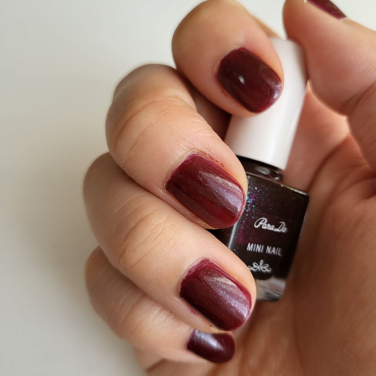ミニネイル RD10 フローズンベリー/パラドゥ/マニキュアを使ったクチコミ（3枚目）
