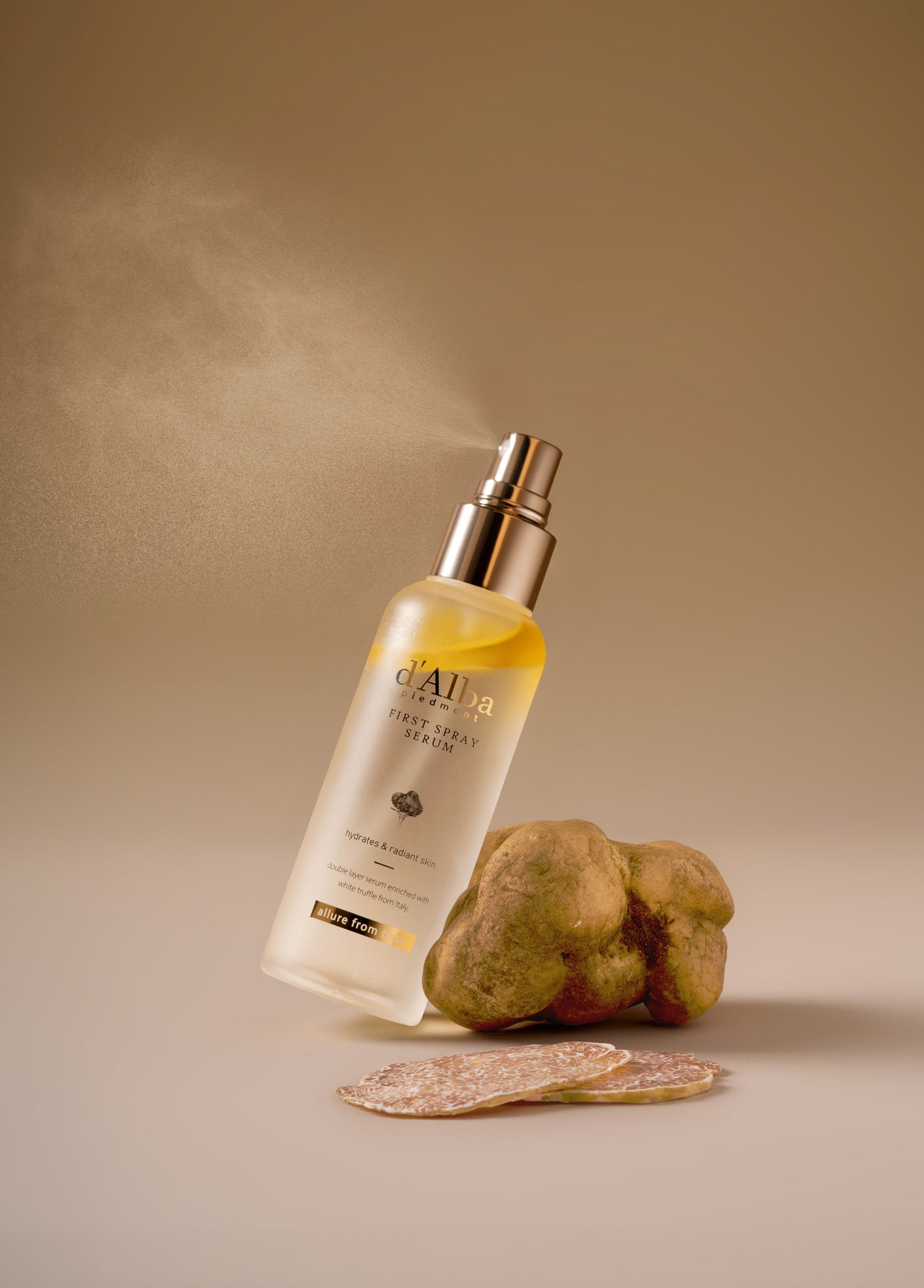 ダルバ ホワイトトリュフファーストスプレーセラム/ダルバ/ミスト状化粧水を使ったクチコミ(6枚目)