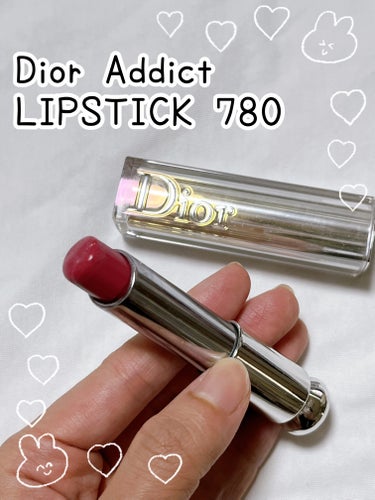 Dior 【旧】ディオール アディクト リップスティックのクチコミ「【使った商品】
Dior Addict LIPSTICK 780

【商品の特徴】
優れたエコ.....」（1枚目）