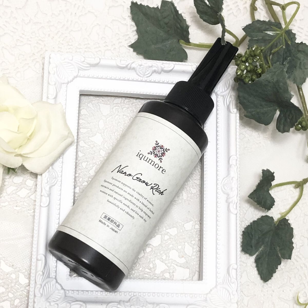 ナノグロウリッチ/iqumore/頭皮ローションを使ったクチコミ（1枚目）
