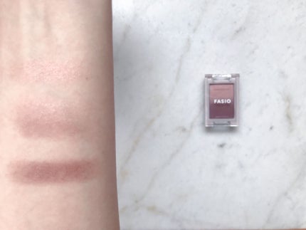 グラデーション アイカラー/FASIO/単色アイシャドウを使ったクチコミ(2枚目)