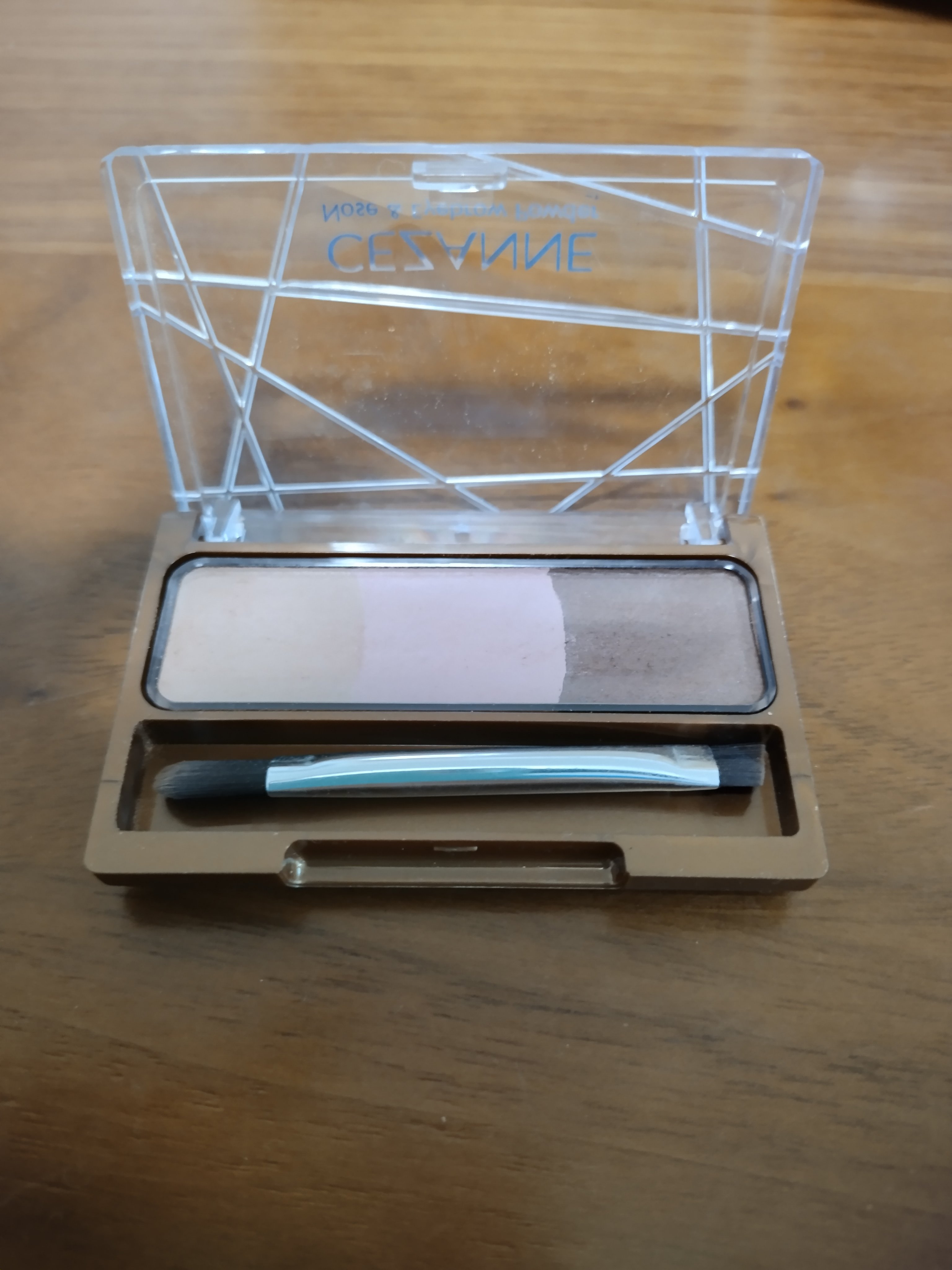 ノーズ＆アイブロウパウダー 06 ピンクブラウン/CEZANNE/パウダーアイブロウを使ったクチコミ（1枚目）