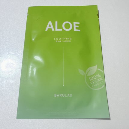 ザ クリーン ビーガン マスク アロエ/BARULAB/シートマスク・パックを使ったクチコミ(2枚目)