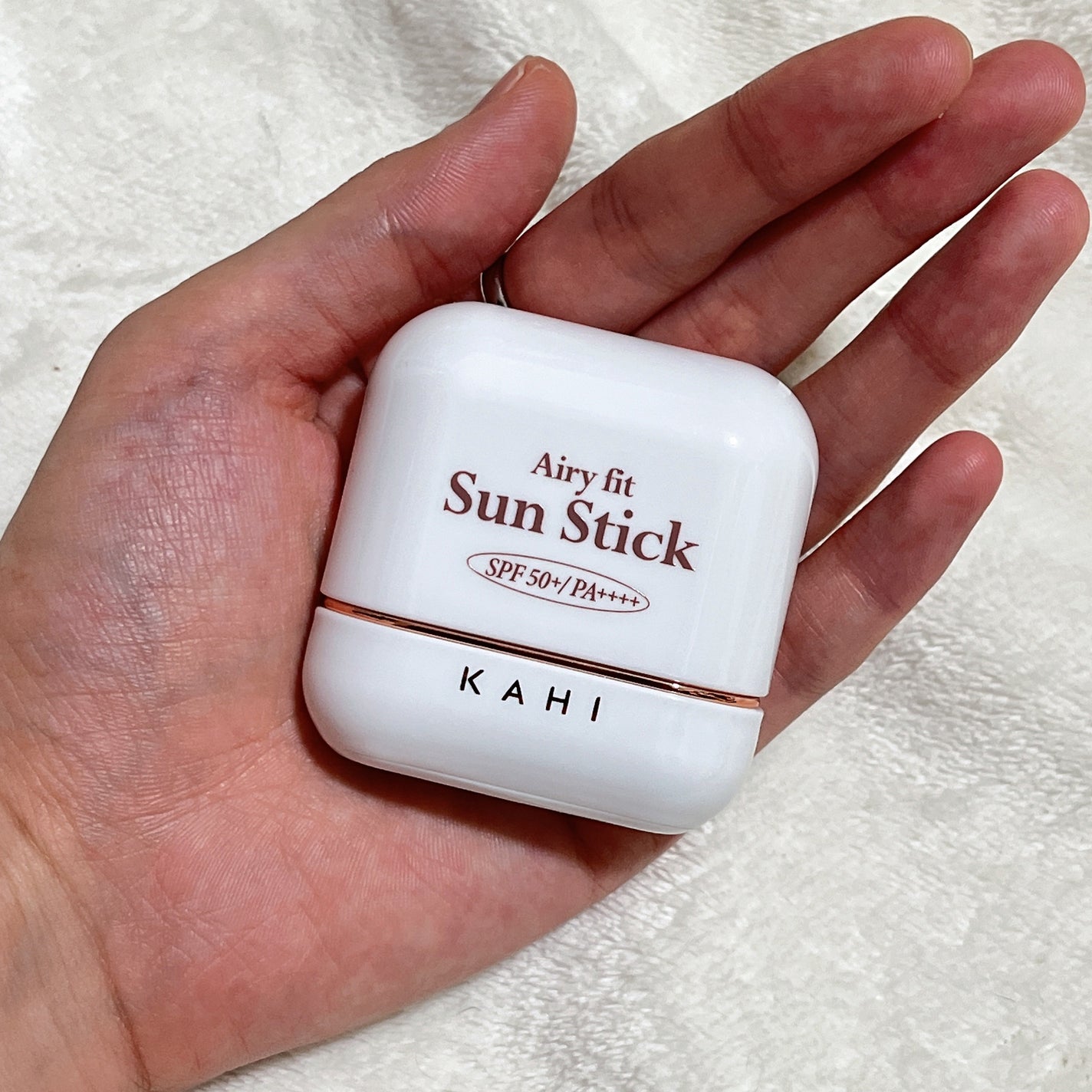 エアリーフィットサンスティック/KAHI/日焼け止めスティックを使ったクチコミ(3枚目)