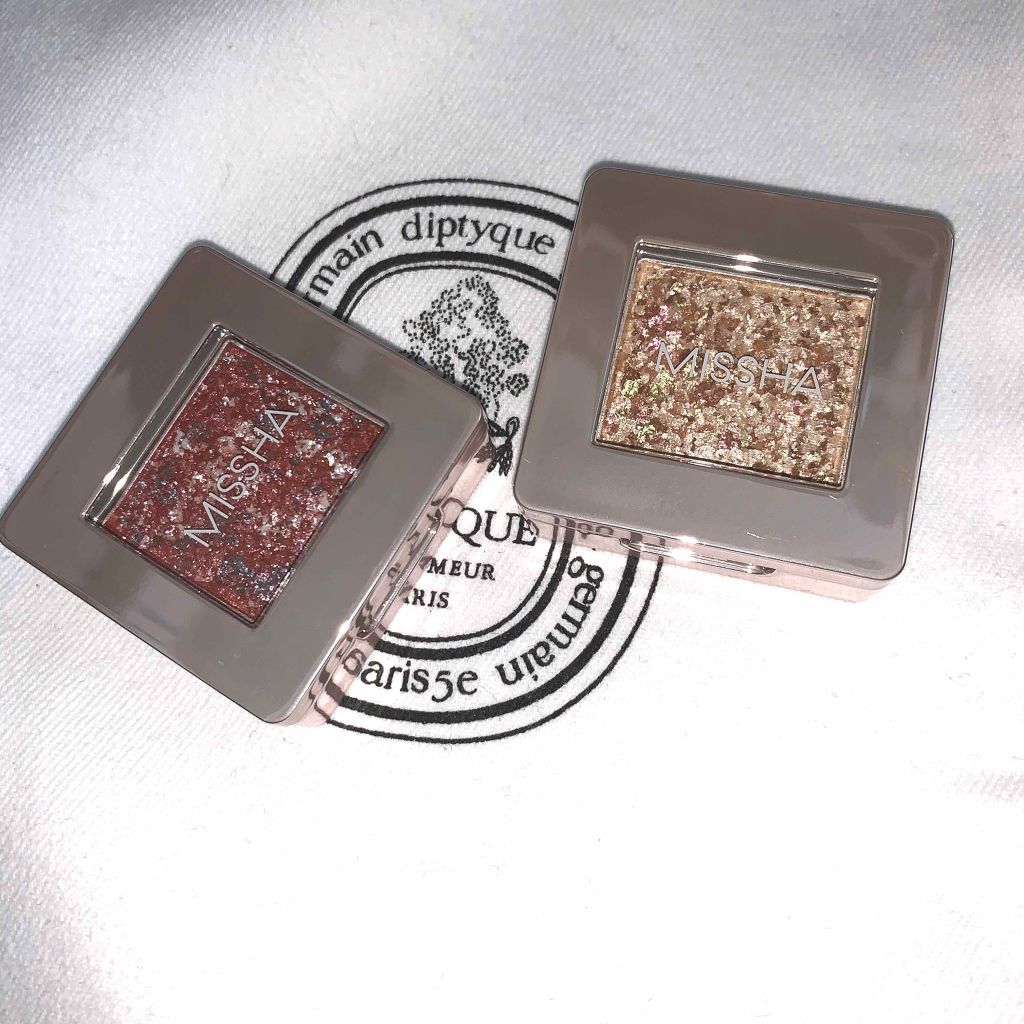 グリッタープリズム シャドウ/MISSHA/グリッターを使ったクチコミ（1枚目）