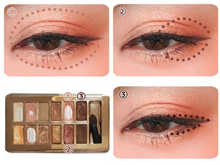 バレンタインボックス/VAVI MELLO/アイシャドウパレットを使ったクチコミ(2枚目)