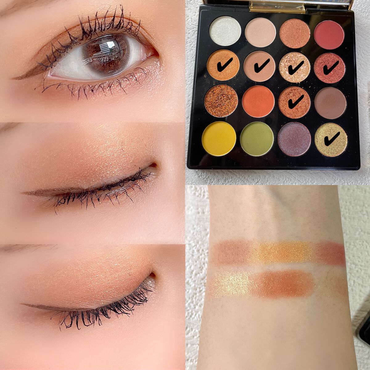 大英博物館 エジプトシリーズ アイシャドウパレット/ZEESEA/アイシャドウパレットを使ったクチコミ(2枚目)