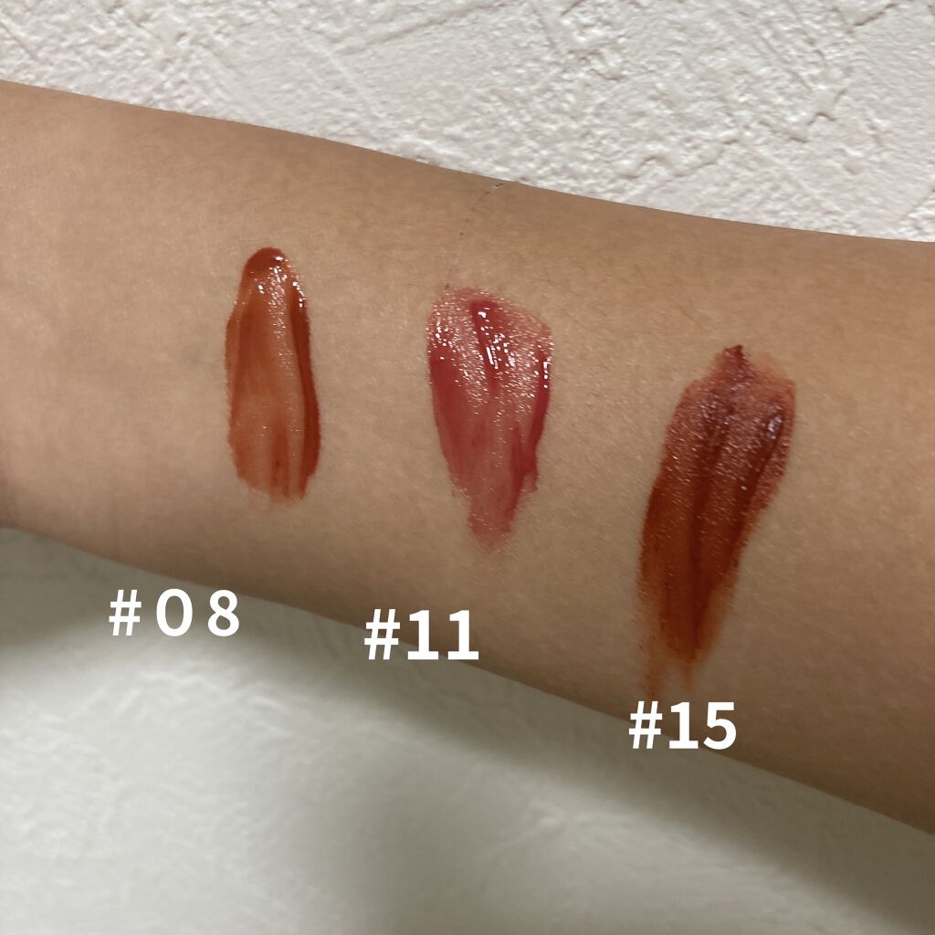 ジューシーラスティングティント/rom&nd/リップティントを使ったクチコミ（2枚目）