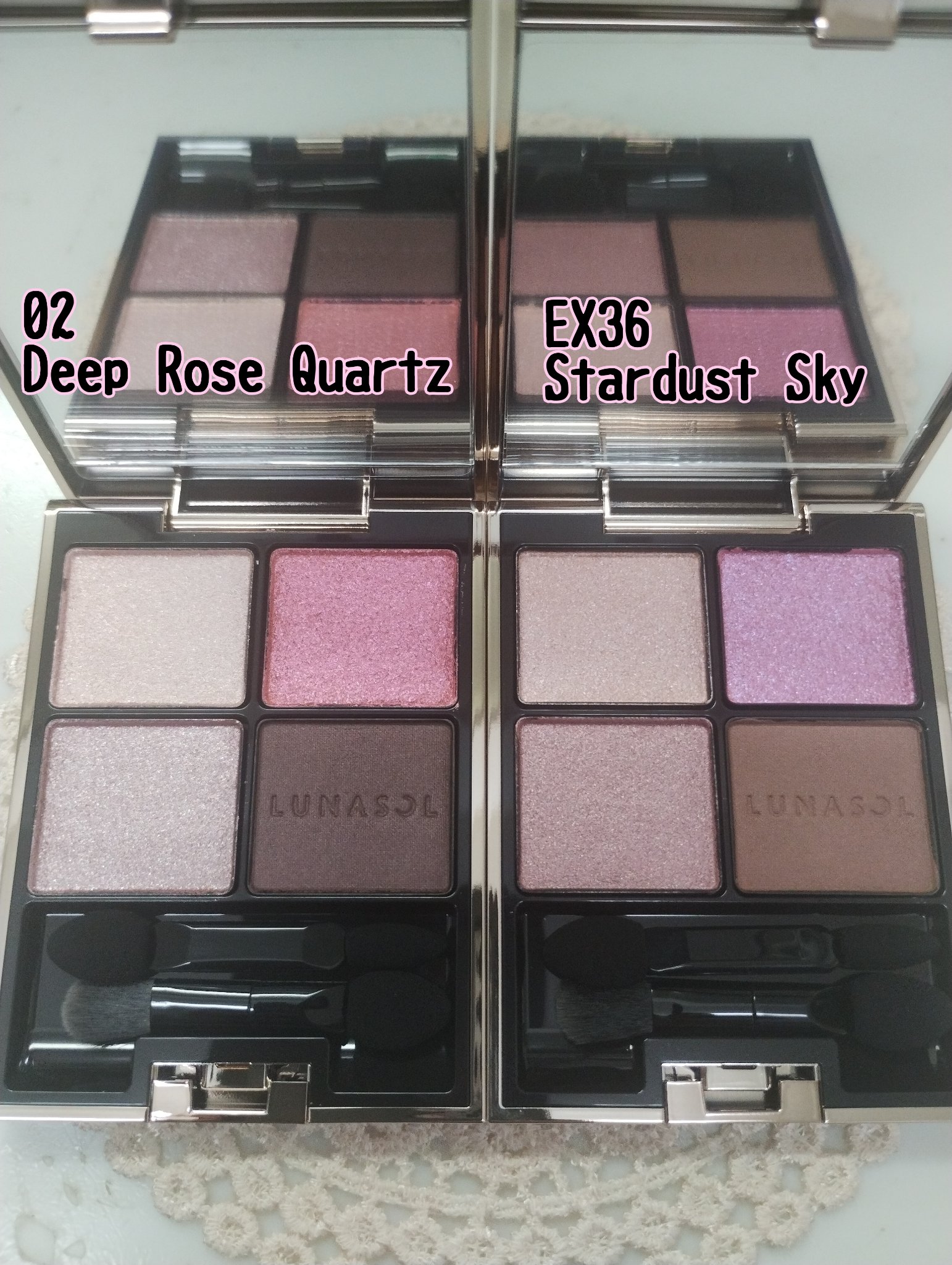 アイカラーレーション EX36 Stardust Sky/LUNASOL/アイシャドウパレットを使ったクチコミ（3枚目）