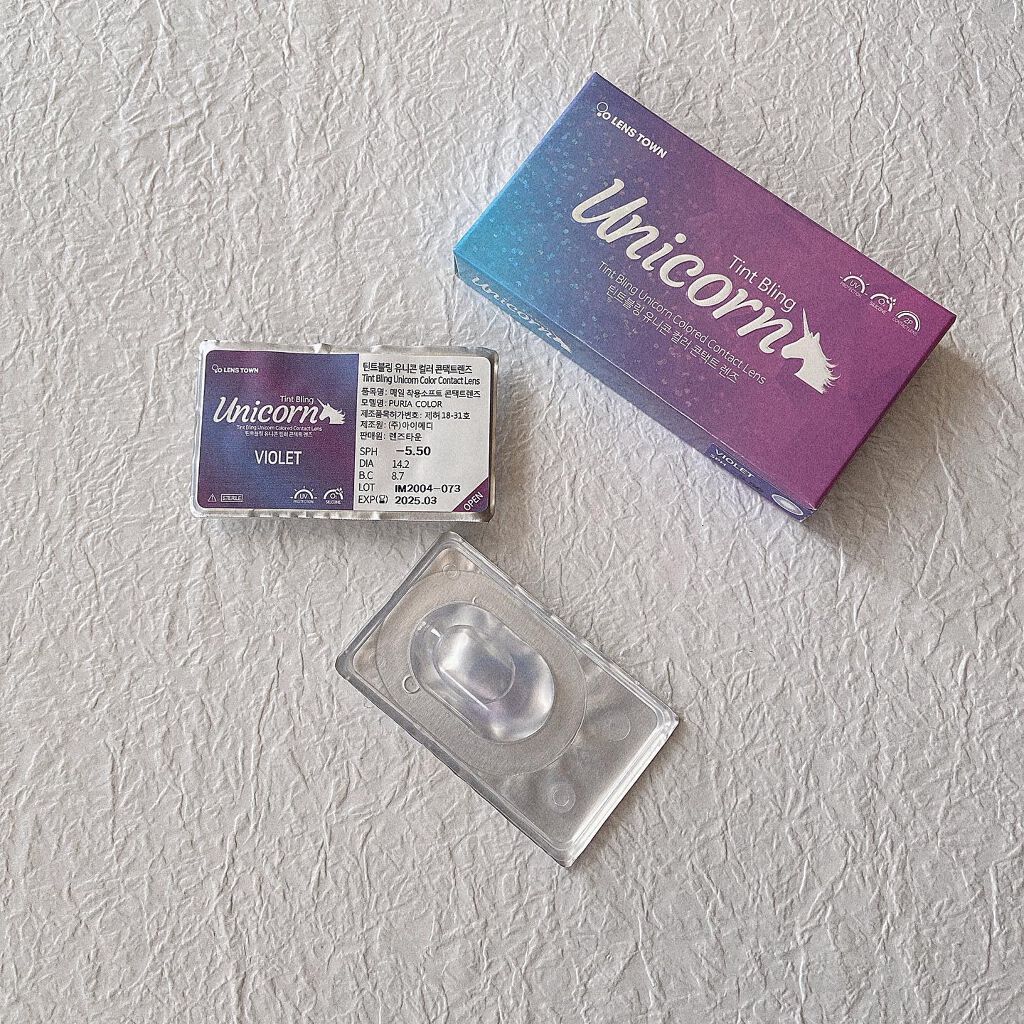 Tint Bling UNICORN/THEPIEL/カラーコンタクトレンズを使ったクチコミ(2枚目)