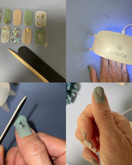 セミキュアジェルネイルシール ハンド用/LYSD’OR/ネイルシールを使ったクチコミ(6枚目)