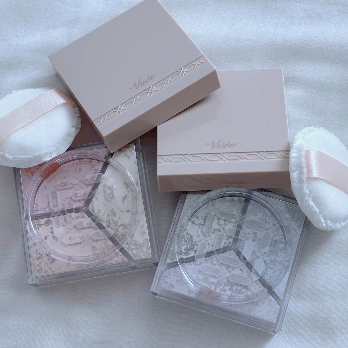 トリニタス グロウ パウダー/Visée/ルースパウダーを使ったクチコミ(3枚目)